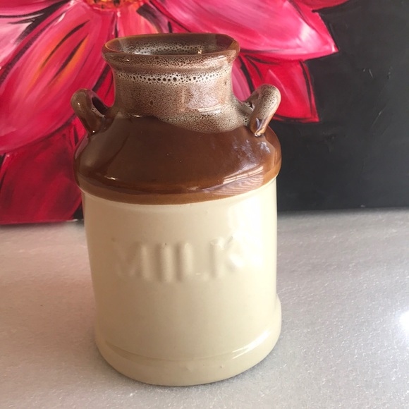 Vintage Farm house Milk  jar . Ceramic - Picture 12 of 16
